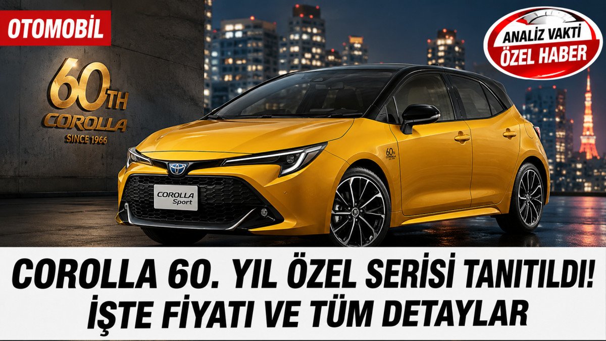 Toyota Corolla Sport 60. Yıl Özel Serisi Tanıtıldı! İşte Fiyatı ve Tüm Detayları