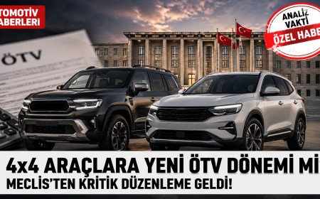 4x4 Araçlara Yeni ÖTV Dönemi mi? Meclis'ten Kritik Düzenleme