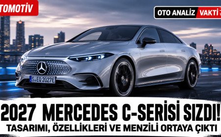 2027 Mercedes C-Serisi Sızdı! Yeni Elektrikli C-Serisi İlk Kez Görüntülendi