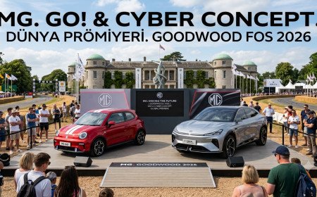MG, Goodwood 2026'da Geleceğin Kapılarını Araladı: Yeni MG GO! ve Cyber Concept Sahneye Çıktı