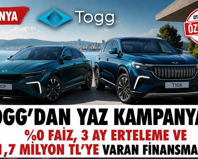Togg'dan Yaz Kampanyası: Faizsiz Kredi, Ertelemeli Ödeme ve 1,7 Milyon TL'ye Varan Finansman?