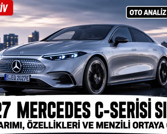 2027 Mercedes C-Serisi Sızdı! Yeni Elektrikli C-Serisi İlk Kez Görüntülendi